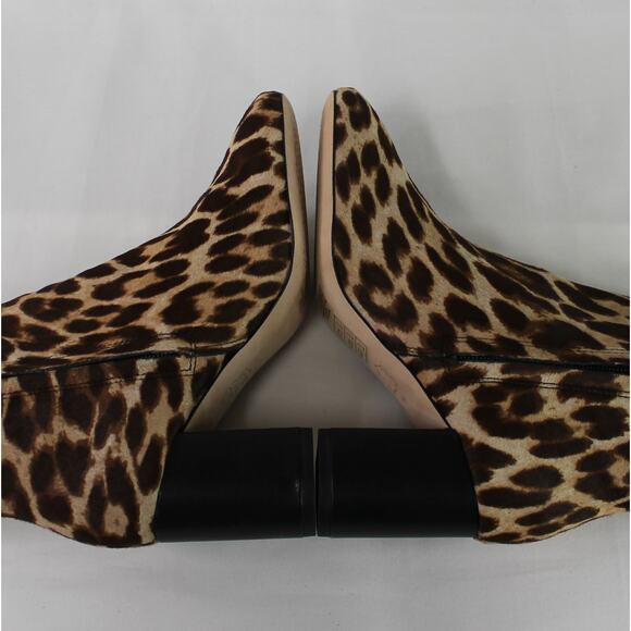 *NEW WITHOUT BOX* TORY BURCH BROOKE LEAPORD CALF HAIR BOOTIES - Picture 7 of 9